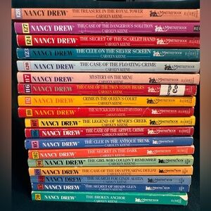 Nancy Drew Mystery Book Collection 18 Book Lot Minstrel Books 80s 90s